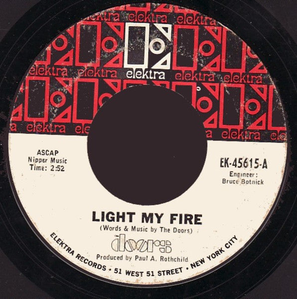 Light My Fire / 	The Crystal Ship