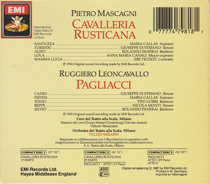 Cavalleria Rusticana / Pagliacci BOXSET 3CD