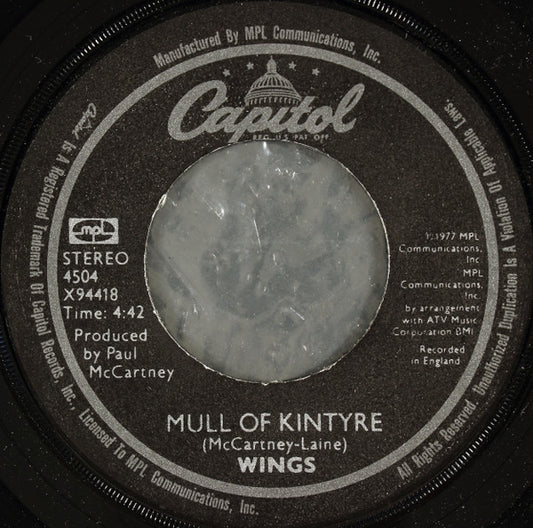 Mull Of Kintyre / Girls School
