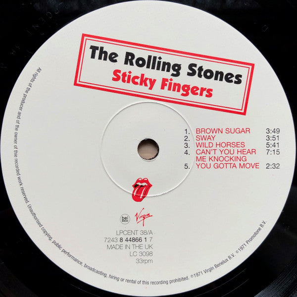 Sticky Fingers  Zipper cover