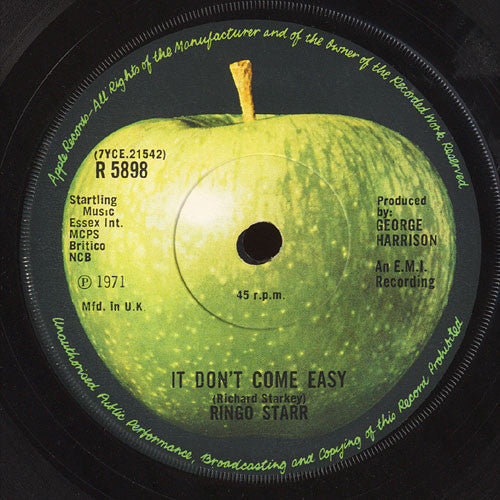 It Don't Come Easy / Early 1970