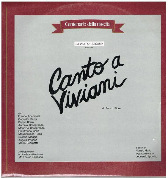 Canto A Viviani