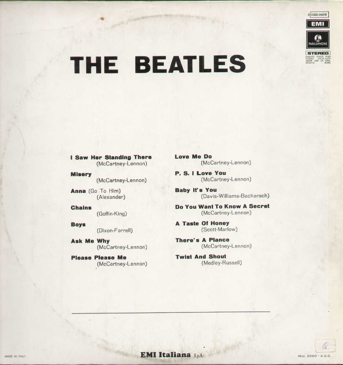 The Beatles 3C06204219