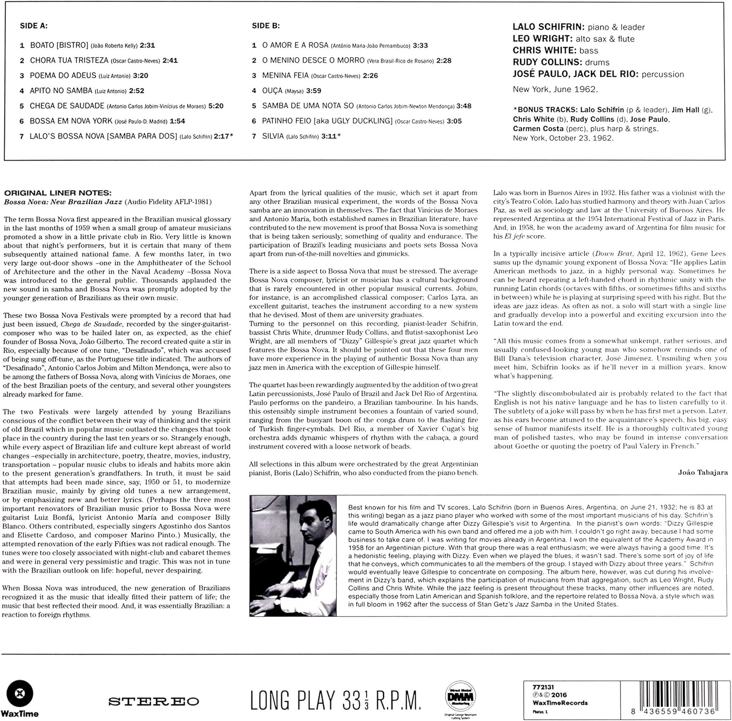 Bossa Nova New Brazilian Jazz Limited Edition