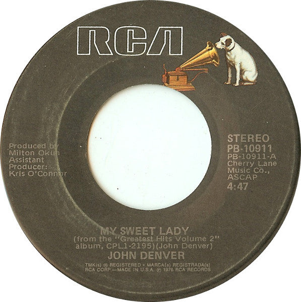 My Sweet Lady / Welcome To My Morning