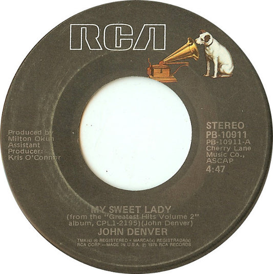 My Sweet Lady / Welcome To My Morning