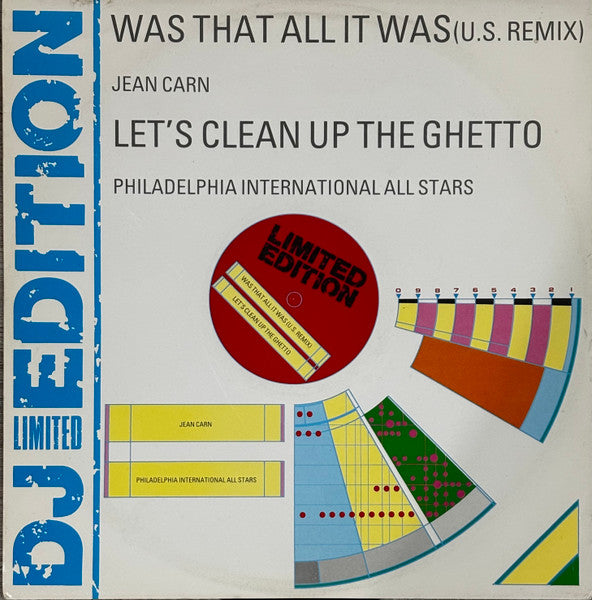 Was That All It Was / Let's Clean Up The Ghetto Limited Edition