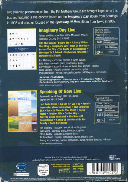 Imaginary Day Live / Speaking Of Now Live