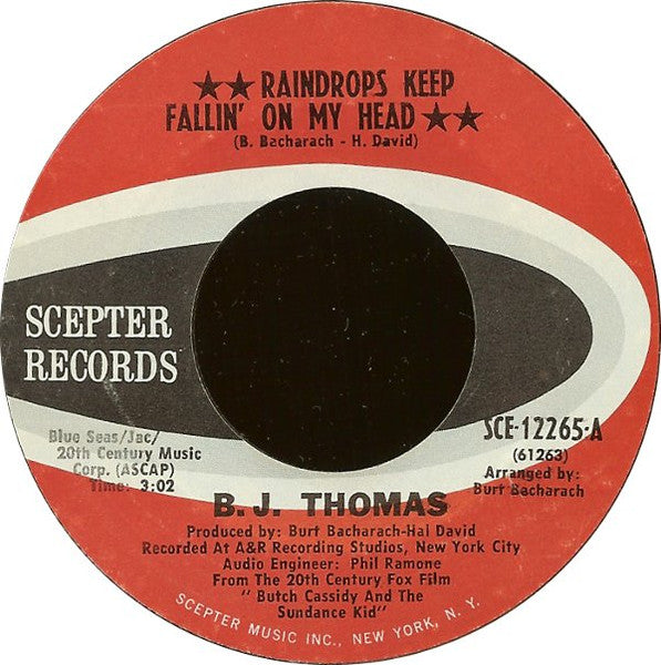 Raindrops Keep Fallin' On My Head / Never Had It So Good