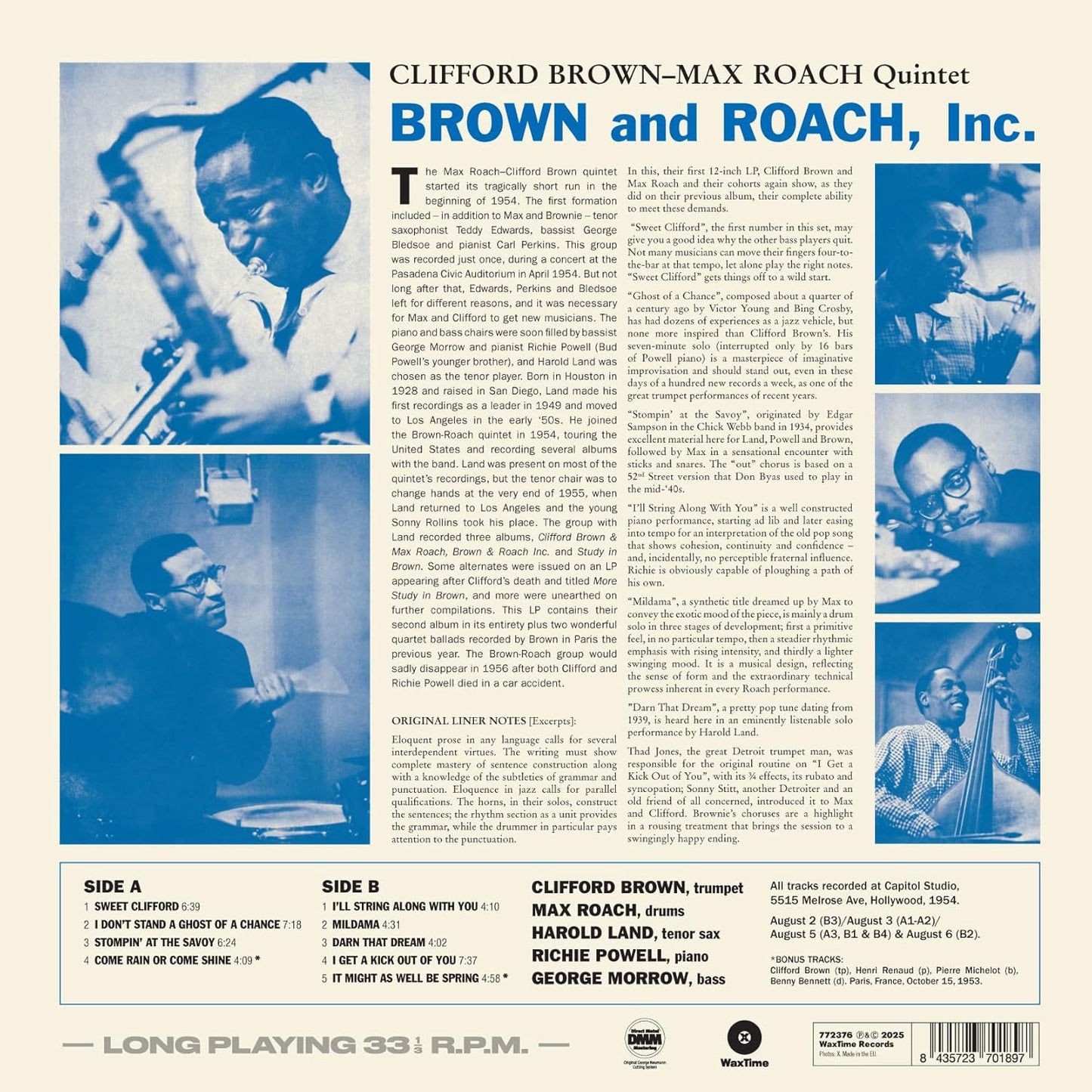 Brown And Roach Incorporated  Limited Edition