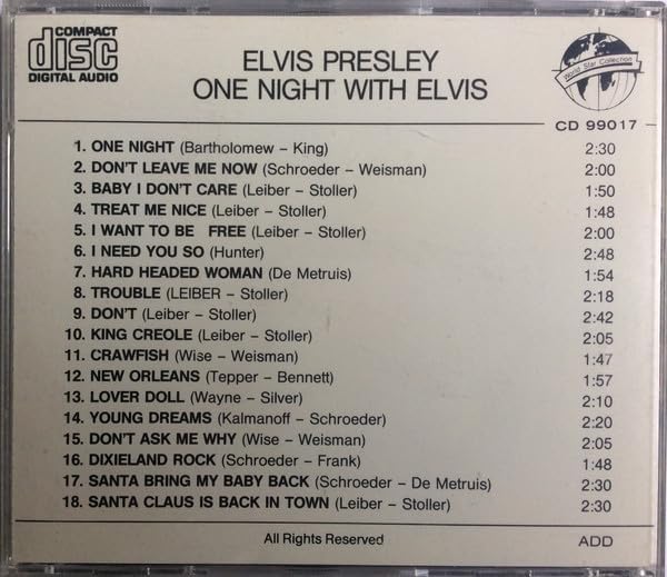 One night with Elvis