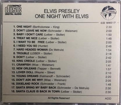 One night with Elvis