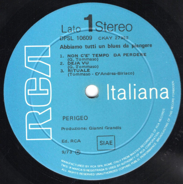 Abbiamo Tutti Un Blues Da Piangere