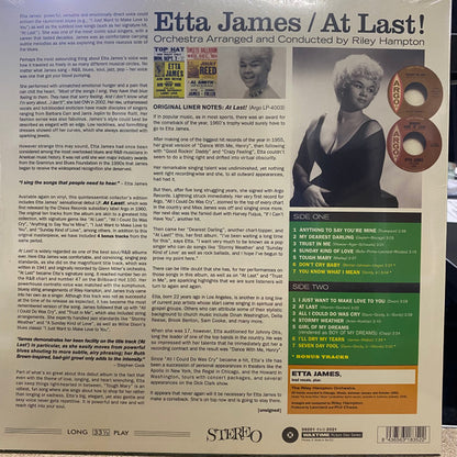 At Last  Limited Edition Picture Disc