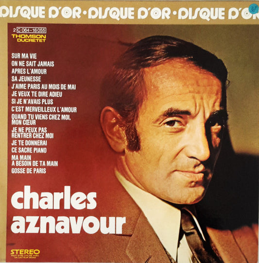 Le Disque D'or De Charles Aznavour