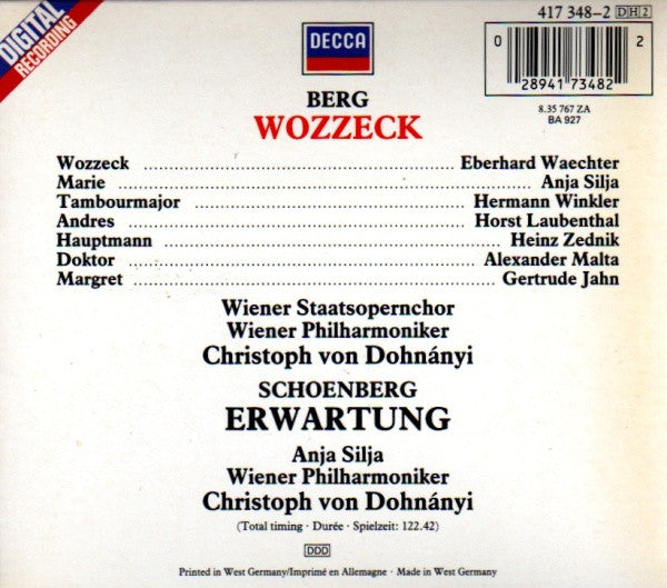 Wozzeck / Erwartung