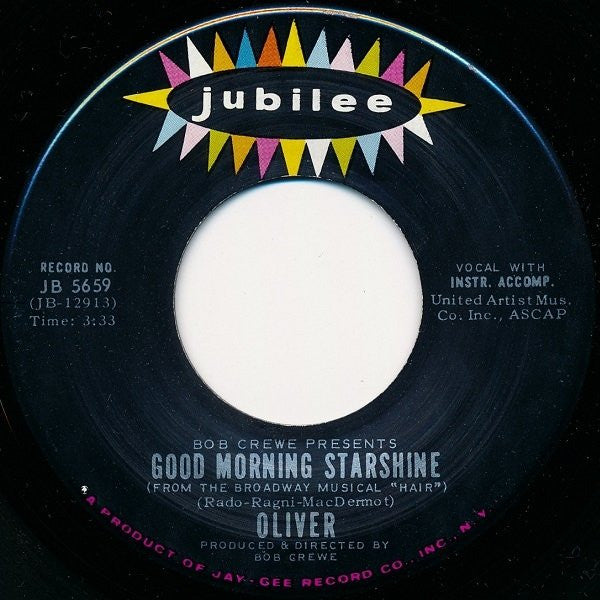 Good Morning Starshine  /	Can't You See