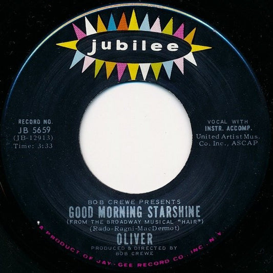 Good Morning Starshine  /	Can't You See
