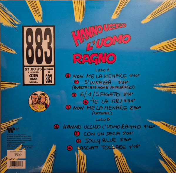 Hanno Ucciso L'Uomo Ragno Limited Edition Picture Disc