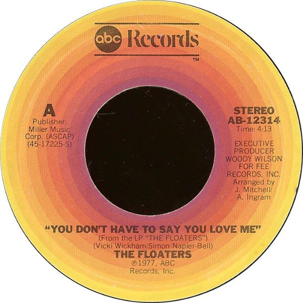 You Don't Have To Say You Love Me /Take One Step At A Time