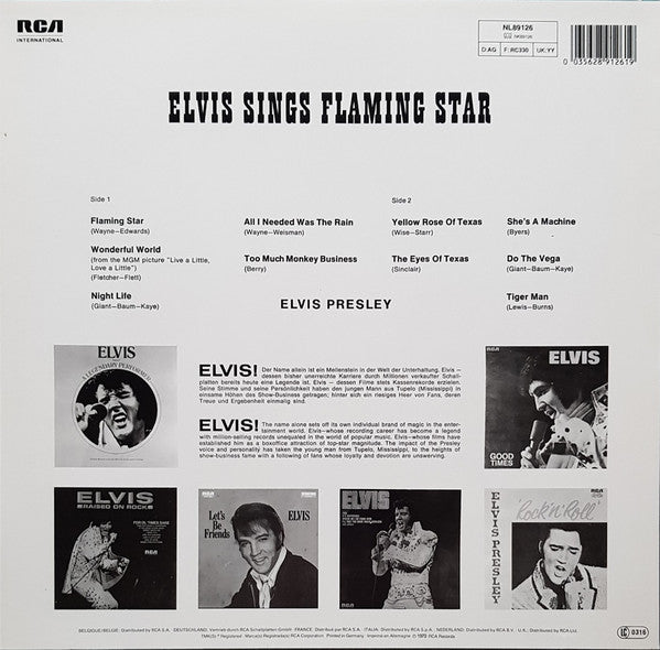 Elvis Sings Flaming Star