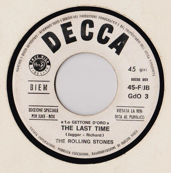 The Last Time / Lady Jane