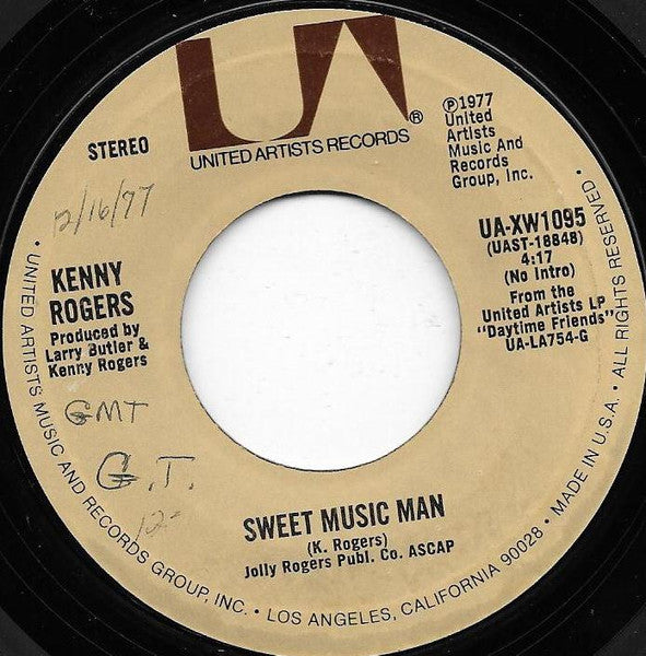 Sweet Music Man / 	Lying Again