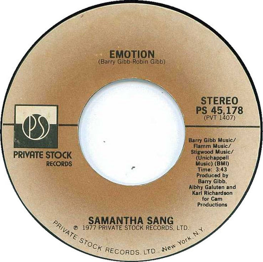 Emotion  / 	When Love Is Gone