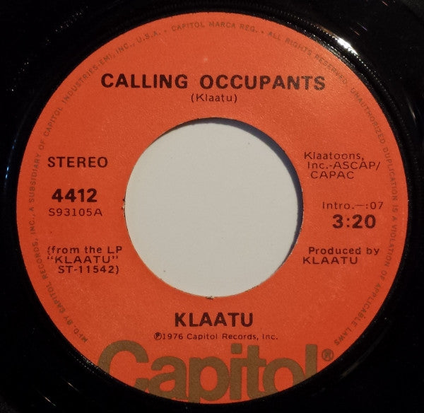 Calling Occupants / Sub Rosa Subway