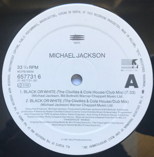 Black Or White The Clivilles & Cole C&C Remixes