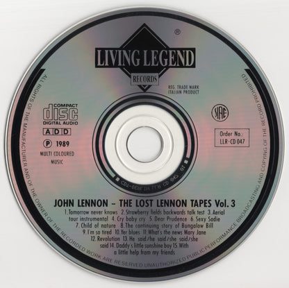 The Lost Lennon Tapes Volume Three