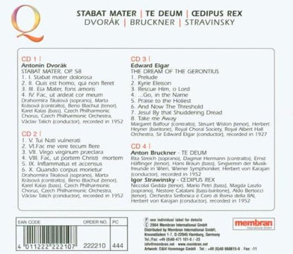 Stabat Mater/Te Deum/ Cedipus Rex