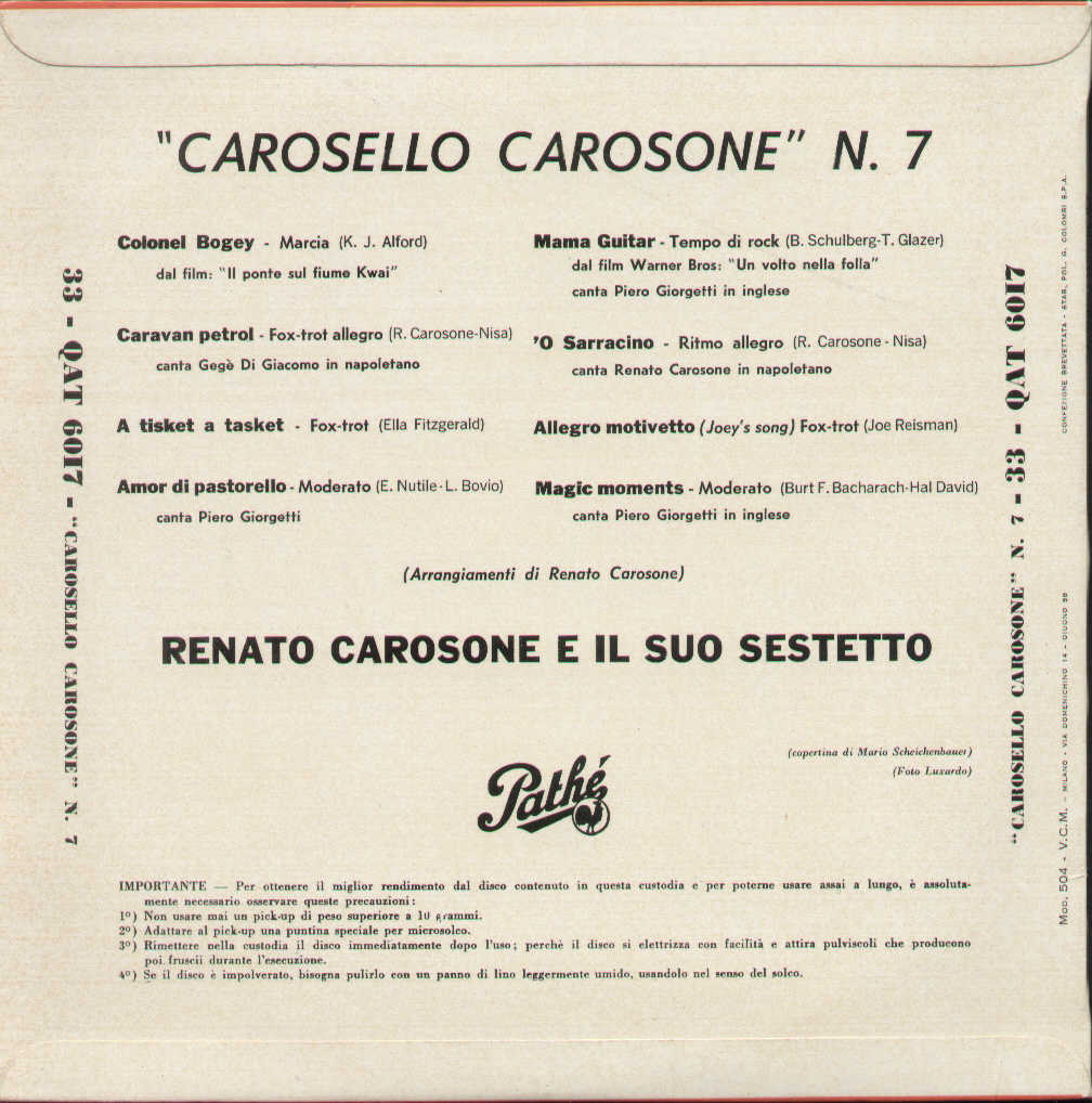 Carosello Carosone N.7