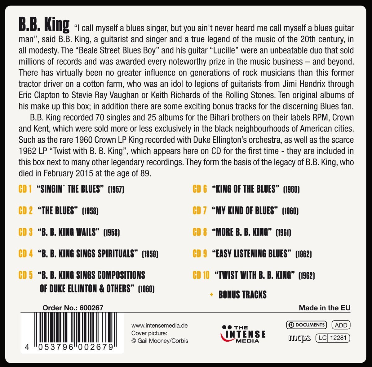 Milestones Of A Blues Legend Boxset
