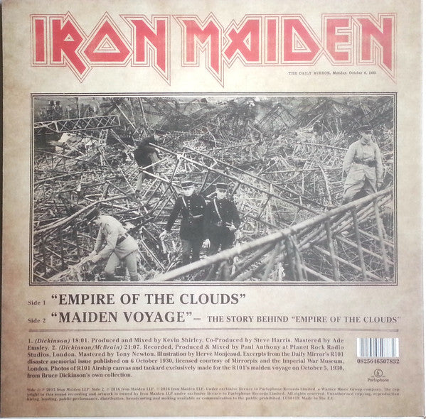 Empire Of The Clouds Limited Edition Picture Disc