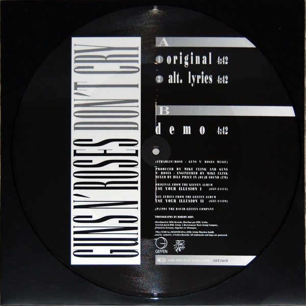 Don't Cry Picture Disc
