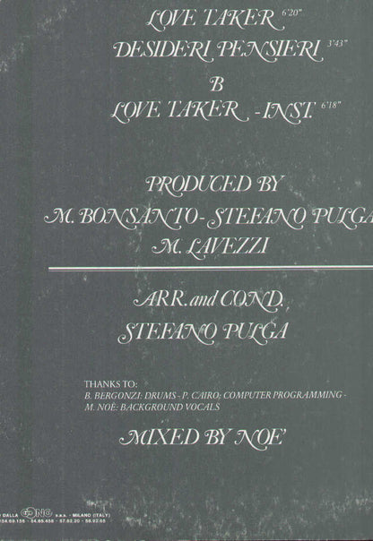 Love Taker / Desideri Pensieri