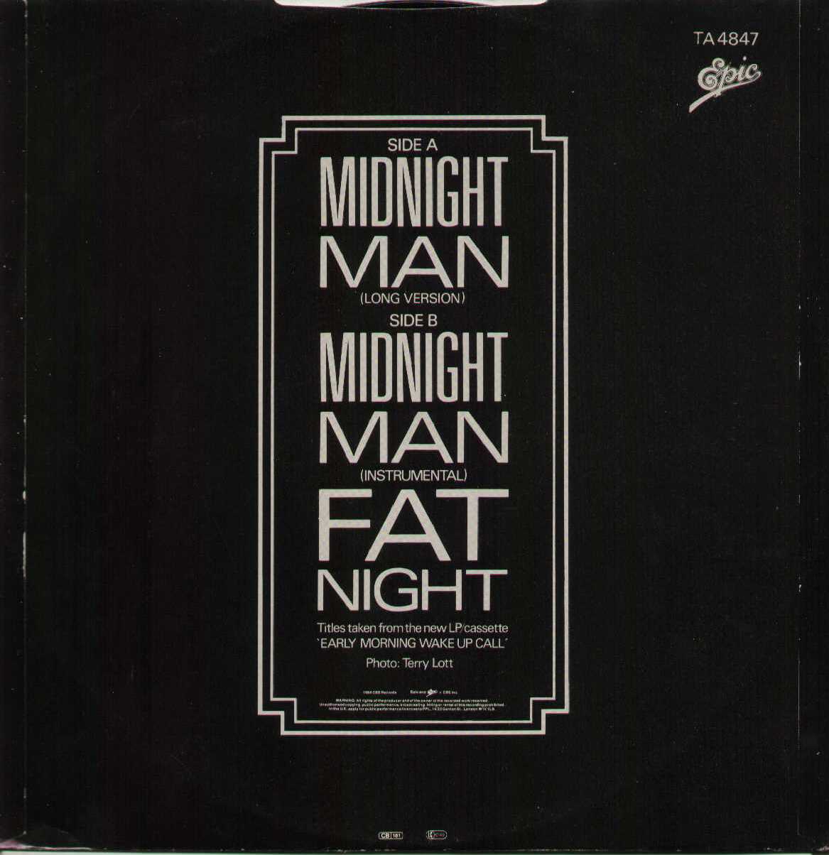Midnight Man / Fat Night