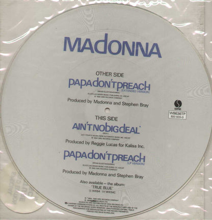 Papa Don't Preach Limited Edition Picture Disc