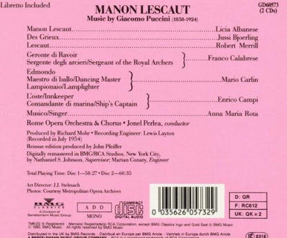 Manon Lescaut Boxset