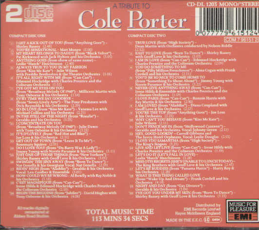 A Tribute To Cole Porter