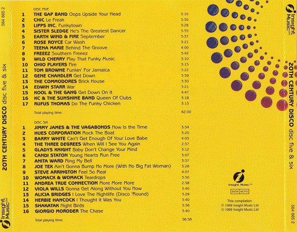 20Th Century Disco Disc Three & Four