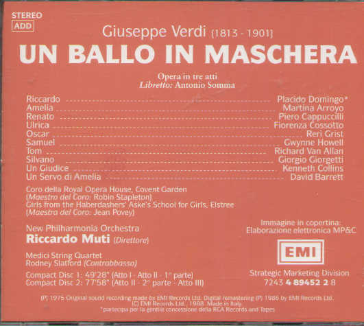 Un Ballo In Maschera
