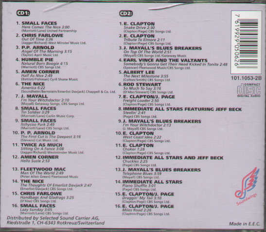 The British Top Hits Of The 60