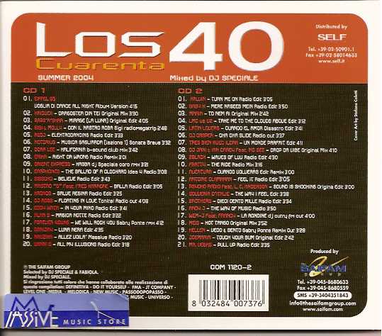 Los Cuarenta Summer 2004