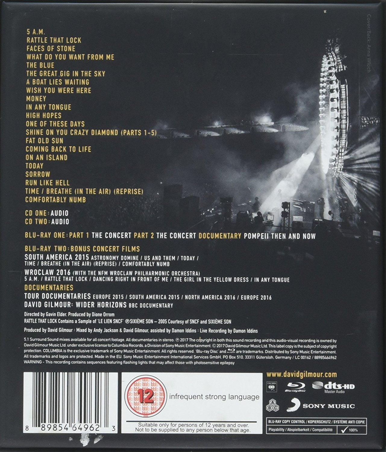 Live At Pompeii Deluxe Boxset 2Cd+2Bluray