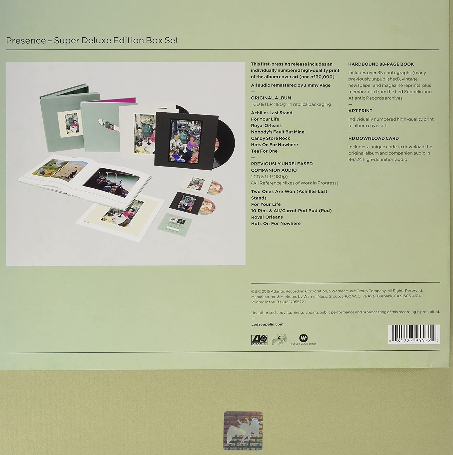 Presence Boxset Deluxe Edition