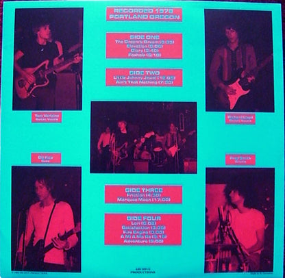 Live Portland Oregon 1978