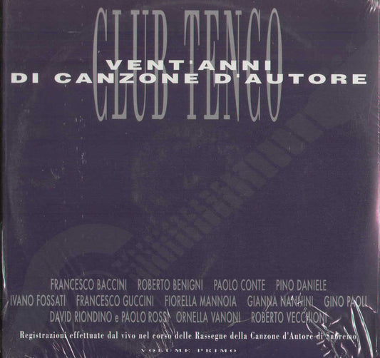 Club Tenco Vent'anni Di Canzone D'autore Volume 1