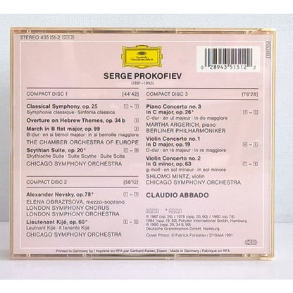 Conducts Prokofiev